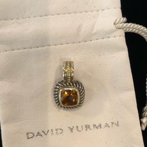 David Yurman Albion S/S 14K Citrine Cable Pendant